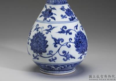 图片[3]-Yuhuchun vase with flowers of the four seasons in underglaze blue, Ming dynasty (1368-1644)-China Archive